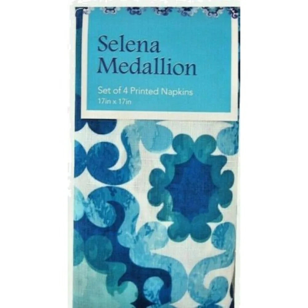 Selena Medallion Fabric Napkins 17x17